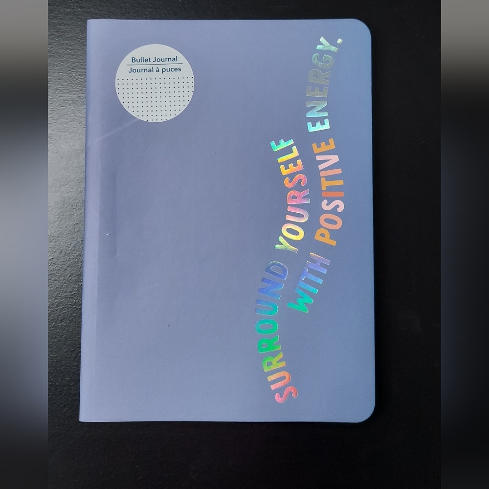 Positive Energy Blue Bullet Journal